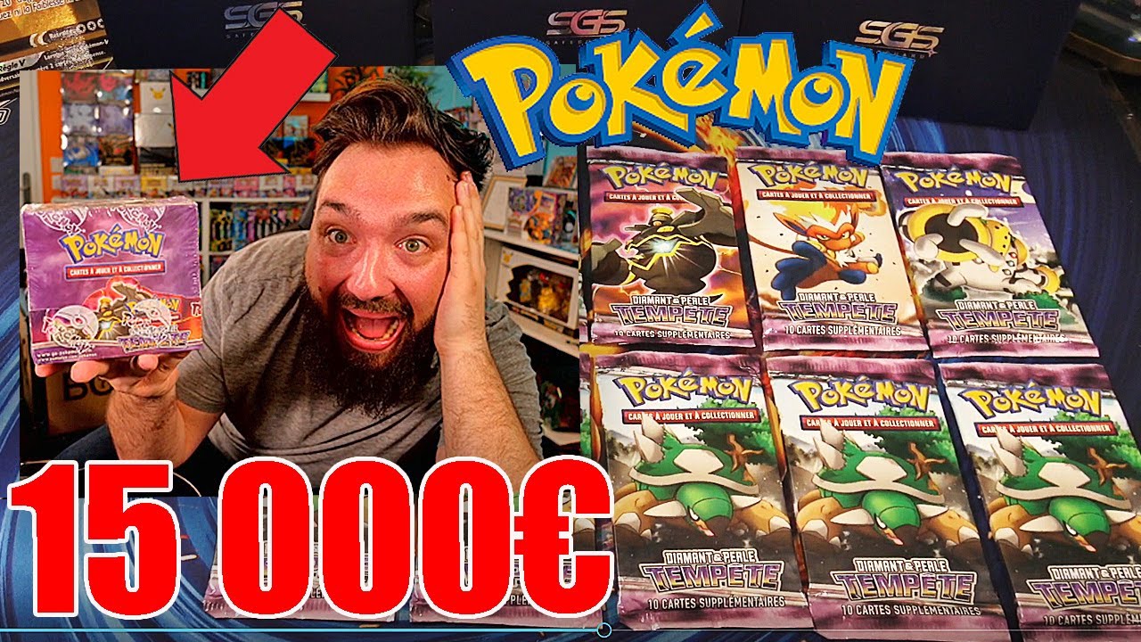 ULTRA RARE OUVERTURE 10 BOOSTERS POKEMON DIAMANT et PERLE TEMPÊTE FR 15 000 EUROS !