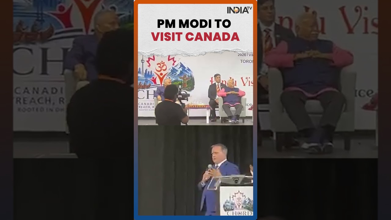&lsquo;Modi, Modi&rsquo; Chants Erupt in Canada as Jason Kenney Announces PM Modi&rsquo;s Second State Visit #shorts