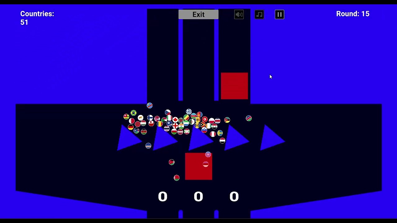 Game of 200 countries race: Minority elimination 4