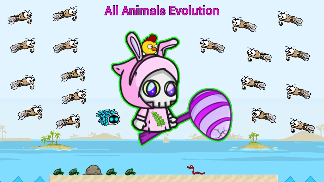 All Animals Evolution With Little Bunny Reaper (EvoWorld.io)