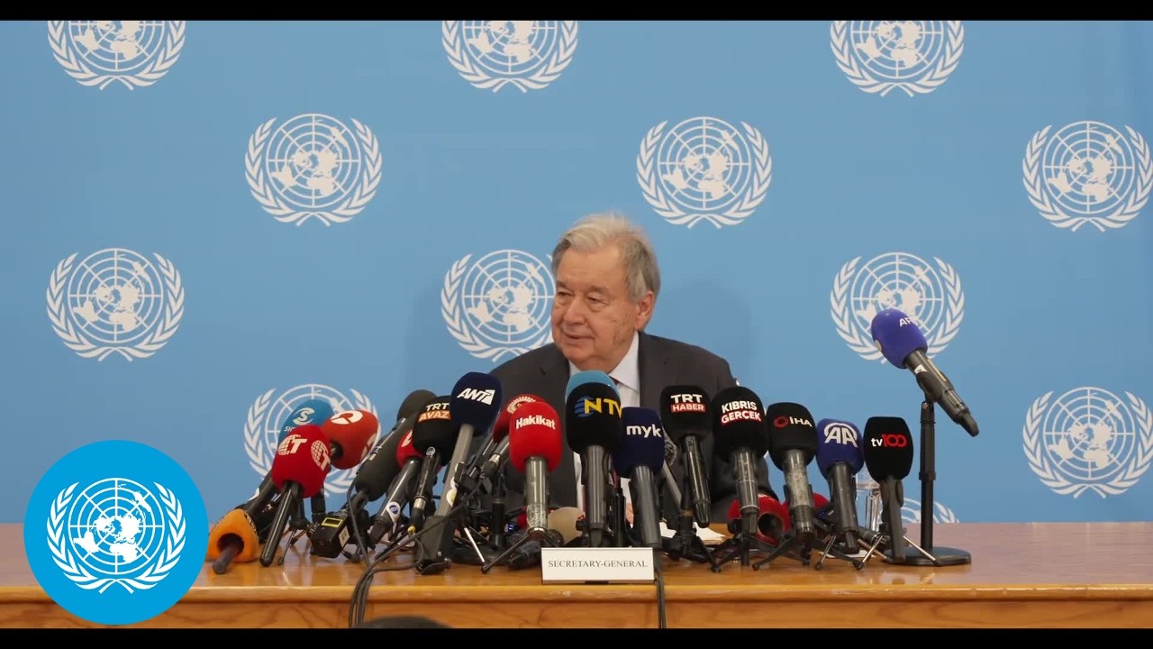 Cyprus: UN fully committed to supporting its people - UN Chief's Press Conference | United Nations