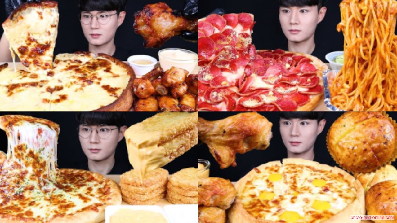 Cheesy Pizza Mukbang Asmr Satisfying Eating Sounds