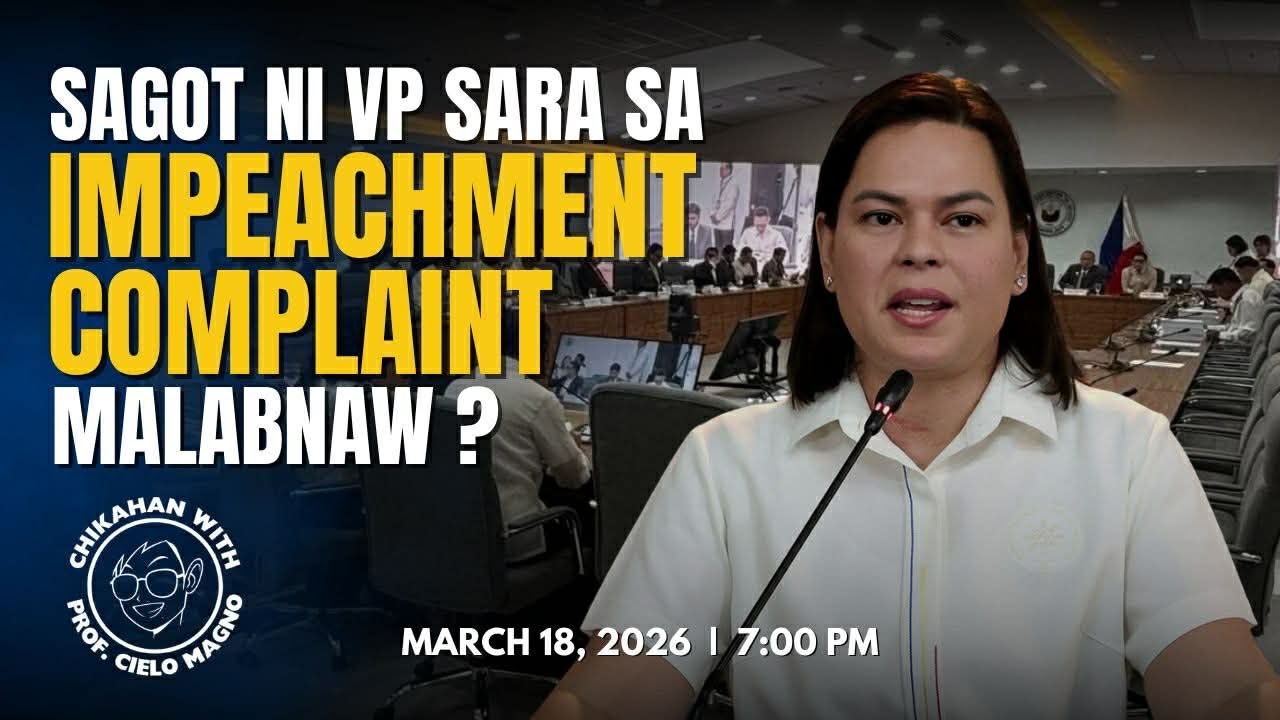 Sagot ni VP Sara sa impeachment complaint: Malabnaw?