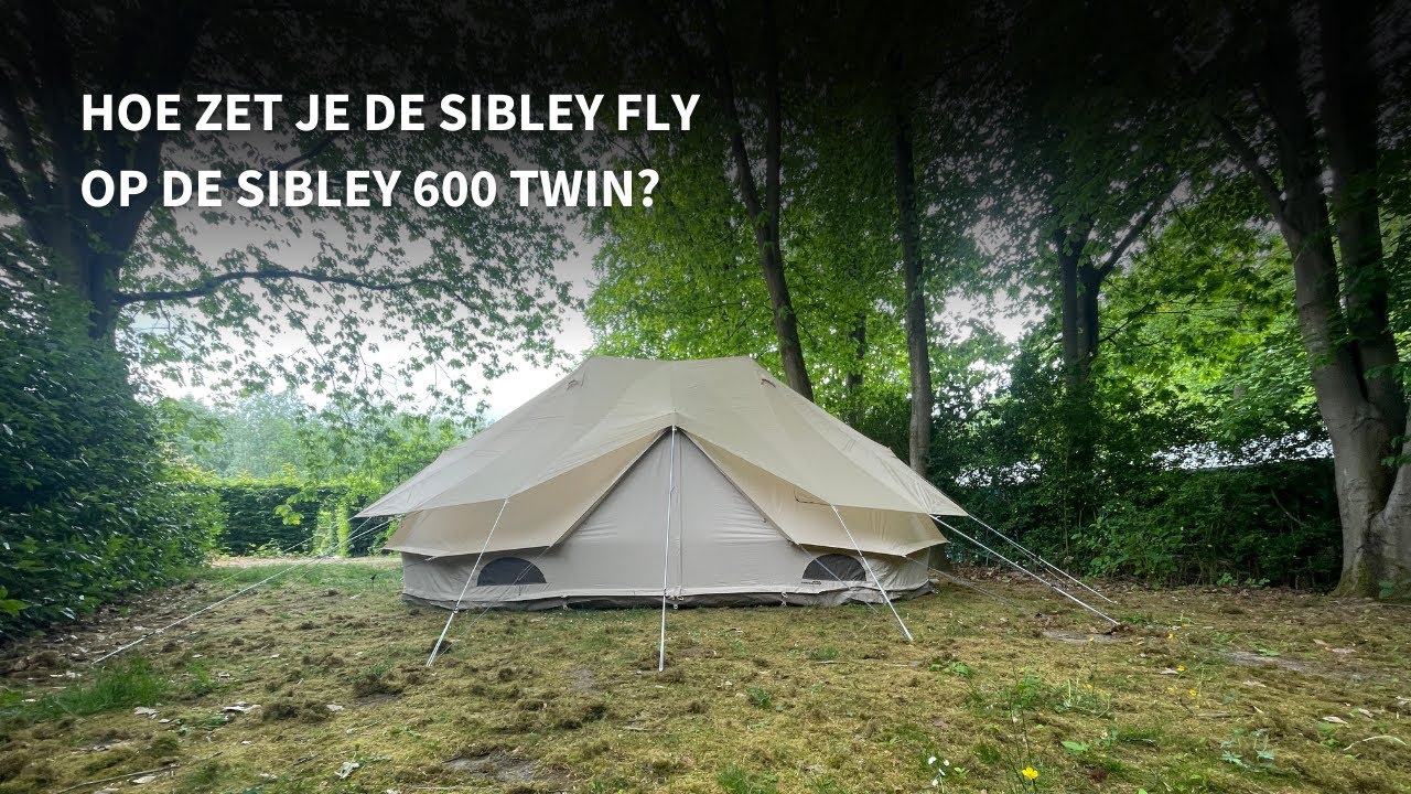 Hoe zet je de Sibley Fly op de Sibley 600 Twin? | CanvasCamp