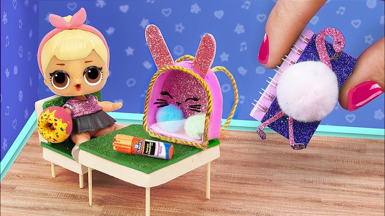 School Supplies for LOL Dolls &ndash; 17 Ideas!