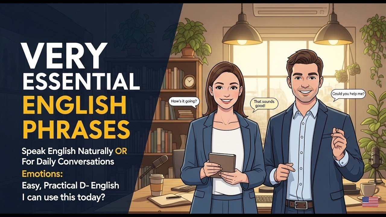 20 Essential English Phrases for Daily Conversations | Speak English Naturally Every Day