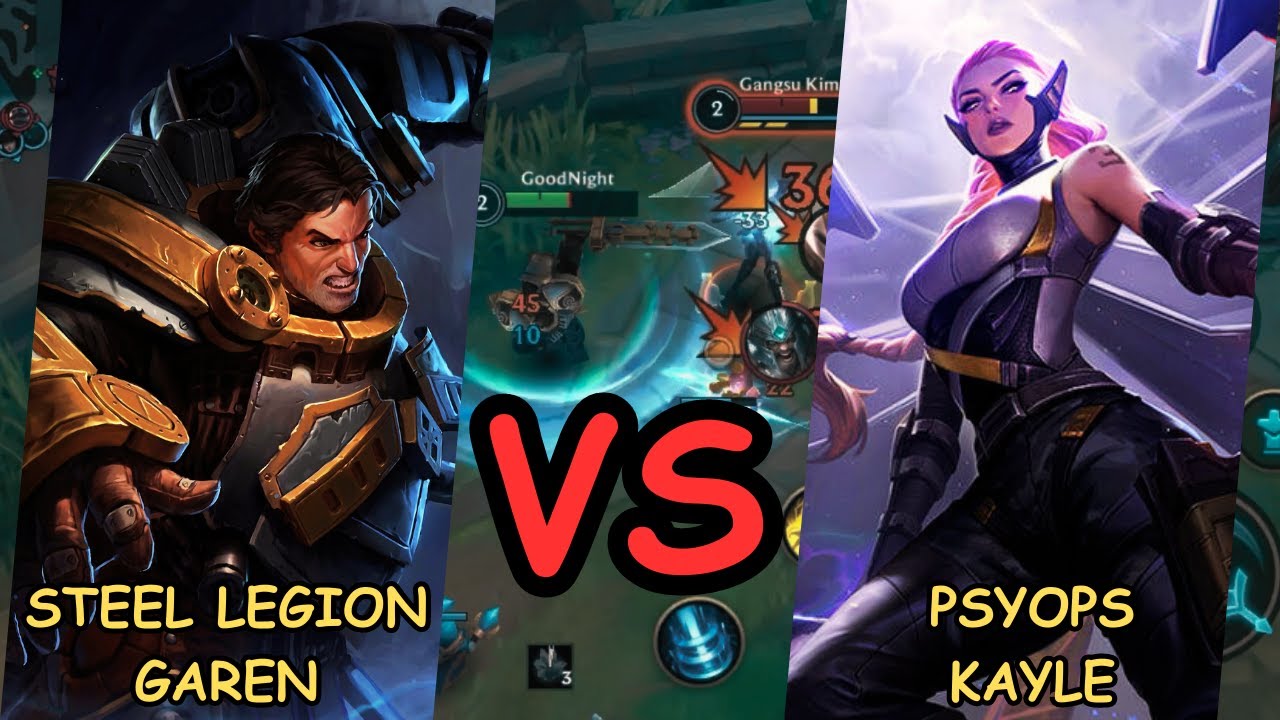 Garen VS Kayle Baron Lane Match Up Gameplay