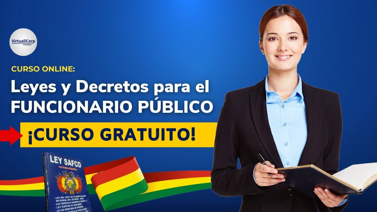 🔴 CURSO: Leyes y Decretos del Funcionario Público. ¡ACCESO GRATIS!  ✅ PARTE 1