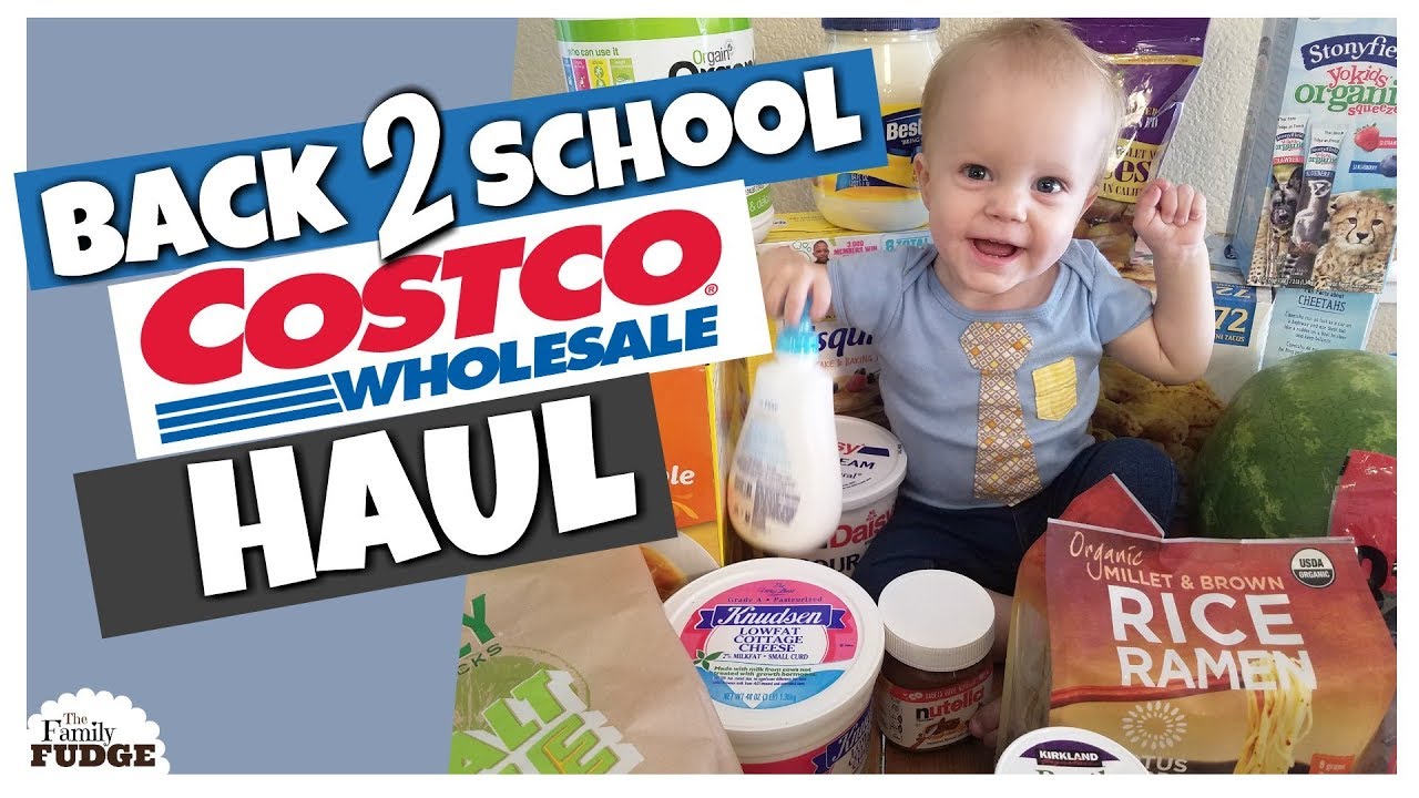 COSTCO HAUL || Back to School Grocery HAUL