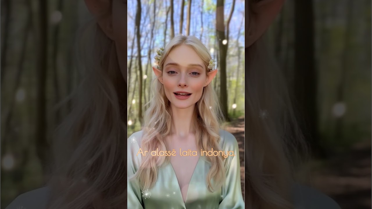 Elvish Song in Quenya &ndash; Lind&euml; Alass&euml; (Song of Joy) ✨