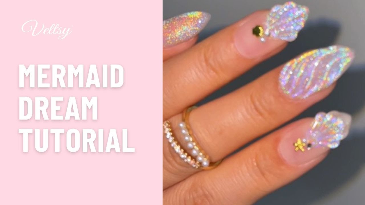Vettsy Mermaid Dream Nail Set Step by Step Tutorial
