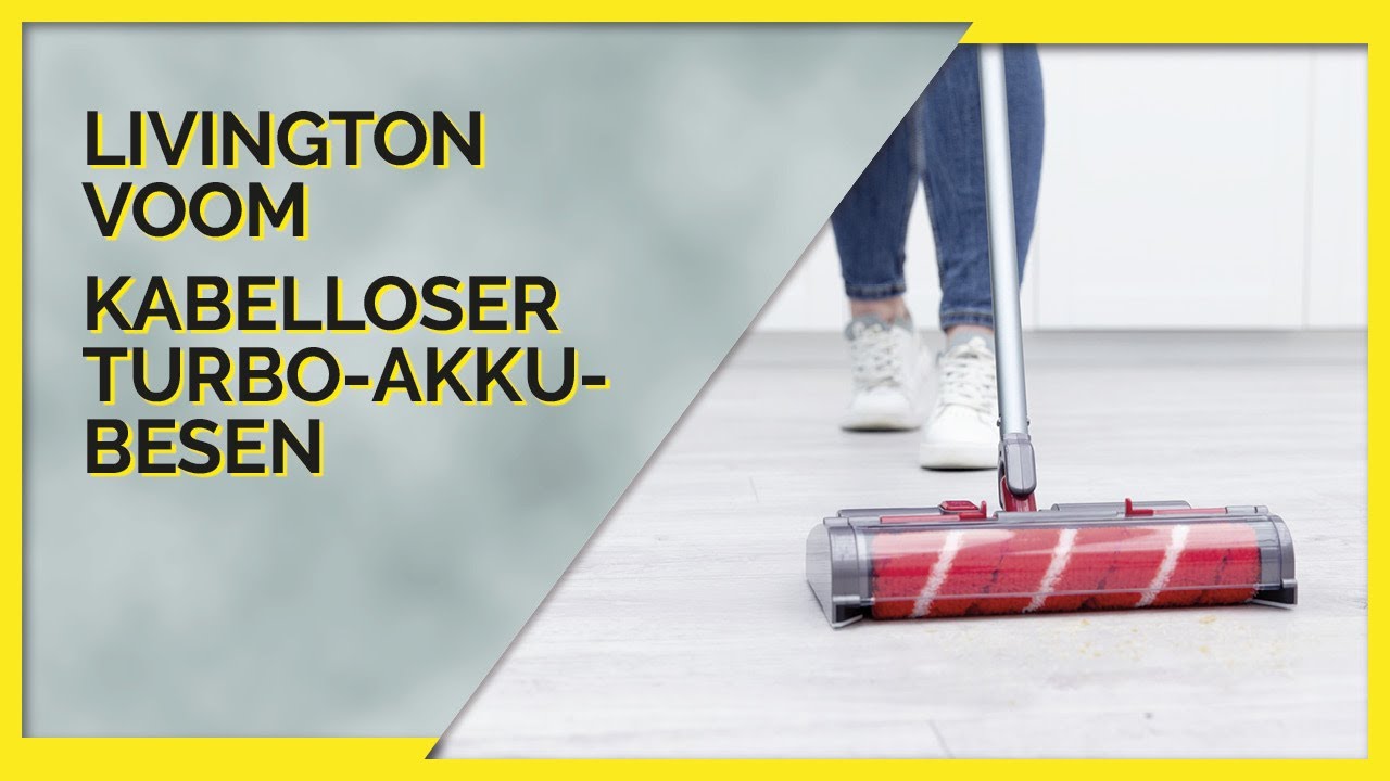 Livington VOOM - Der Turbo-Wirbelwind für perfekte Sauberkeit in jedem Winkel
