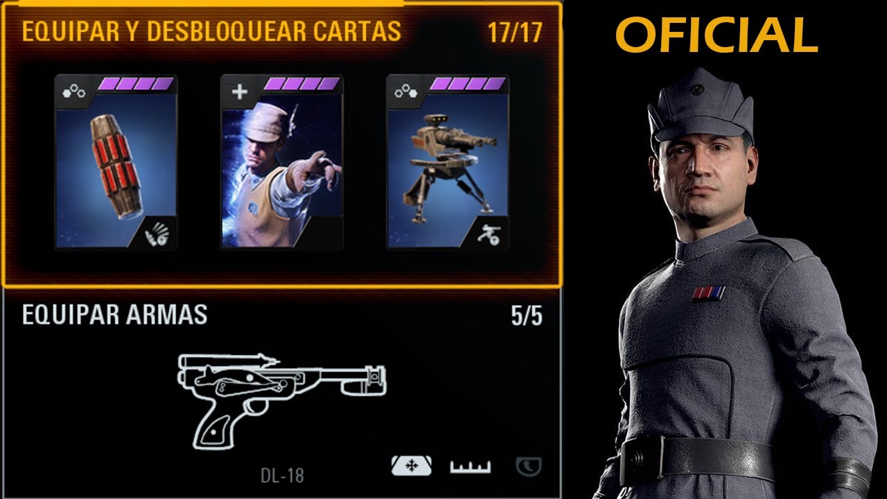 Mejores Cartas para la Clase de Soldado Oficial en Star Wars Battlefront II | KodiGames