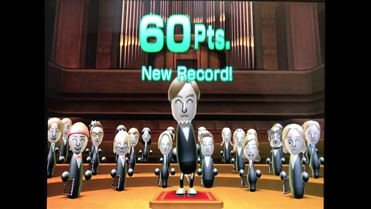Playing Wii Music - Mii Maestro until the power went out (for like 2 seconds) 😂🤣