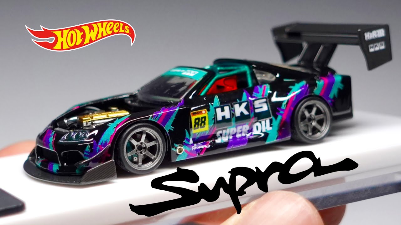 HKS Time Attack Toyota Supra Hotwheels Custom.