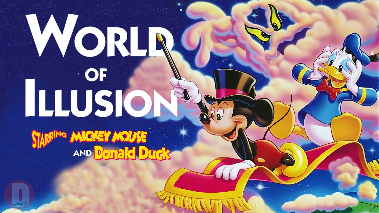 (2 игрока) World of Illusion Starring Mickey Mouse and Donald Duck - ретро прохождение игры на SEGA