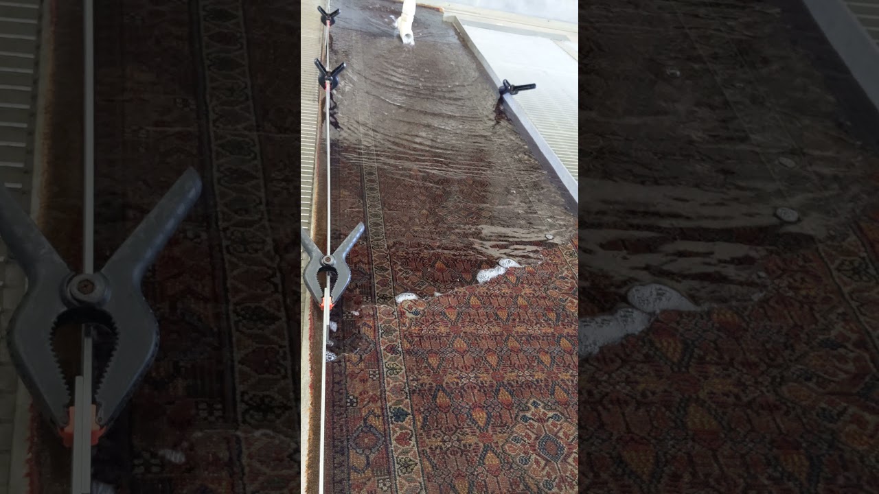 CLEANING ANTIQUE RUNNER CHEMICALS FREE | By PetPeePee Company