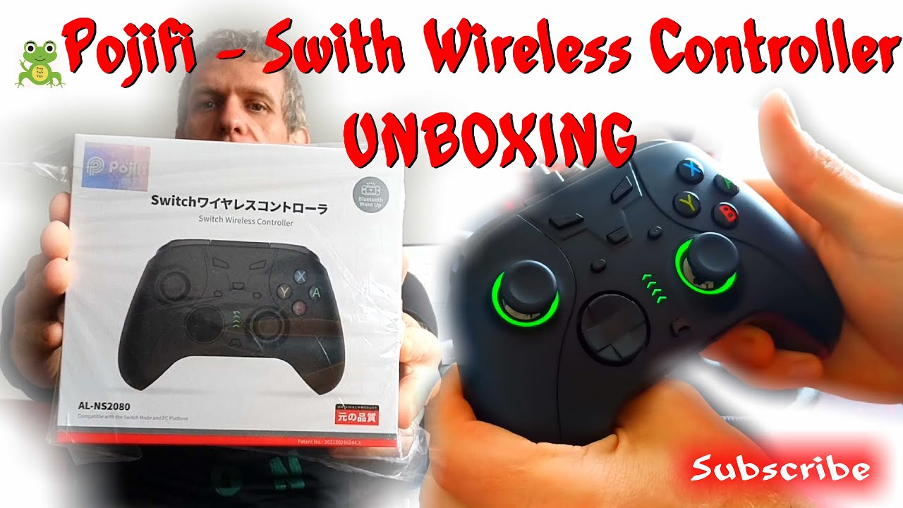 Pojifi - Switch Wireless Controller - High Version - unboxing