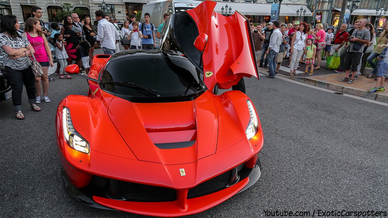 First Rosso Dino Ferrari LaFerrari - Little Onboard Ride | Driving around in Monaco & Cannes