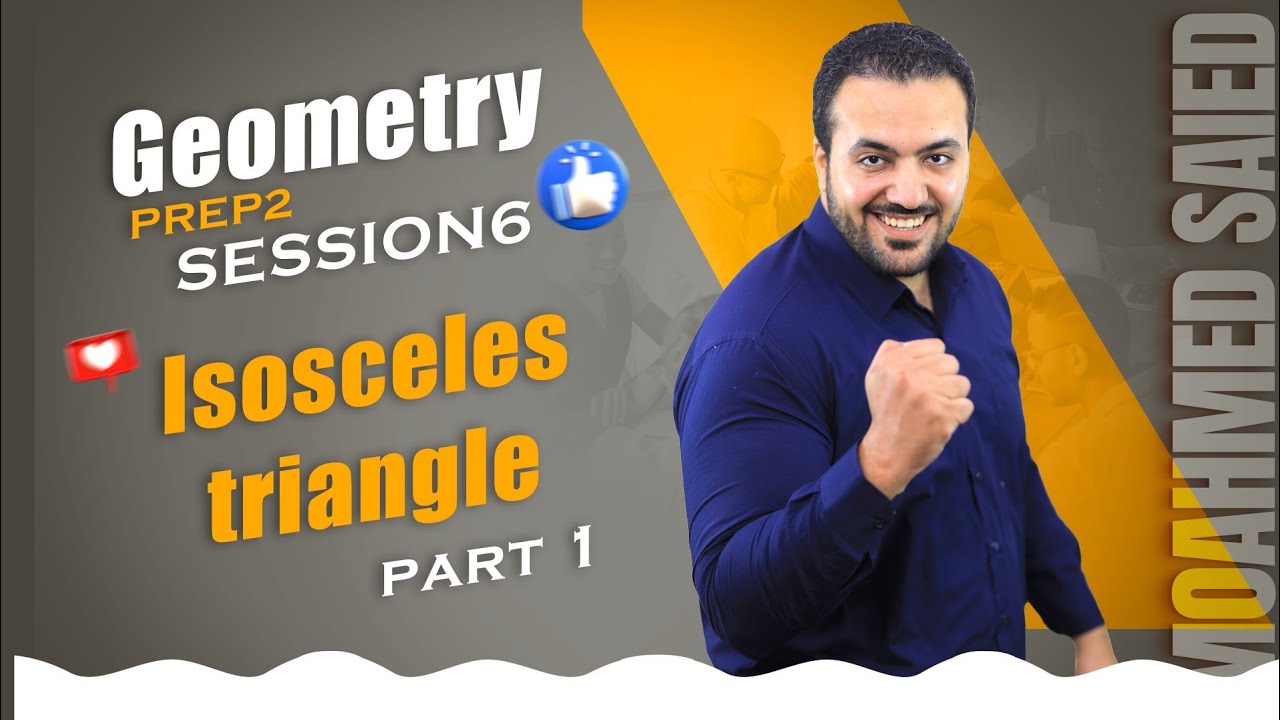 Isosceles triangle part 1 / Prep 2 geometry