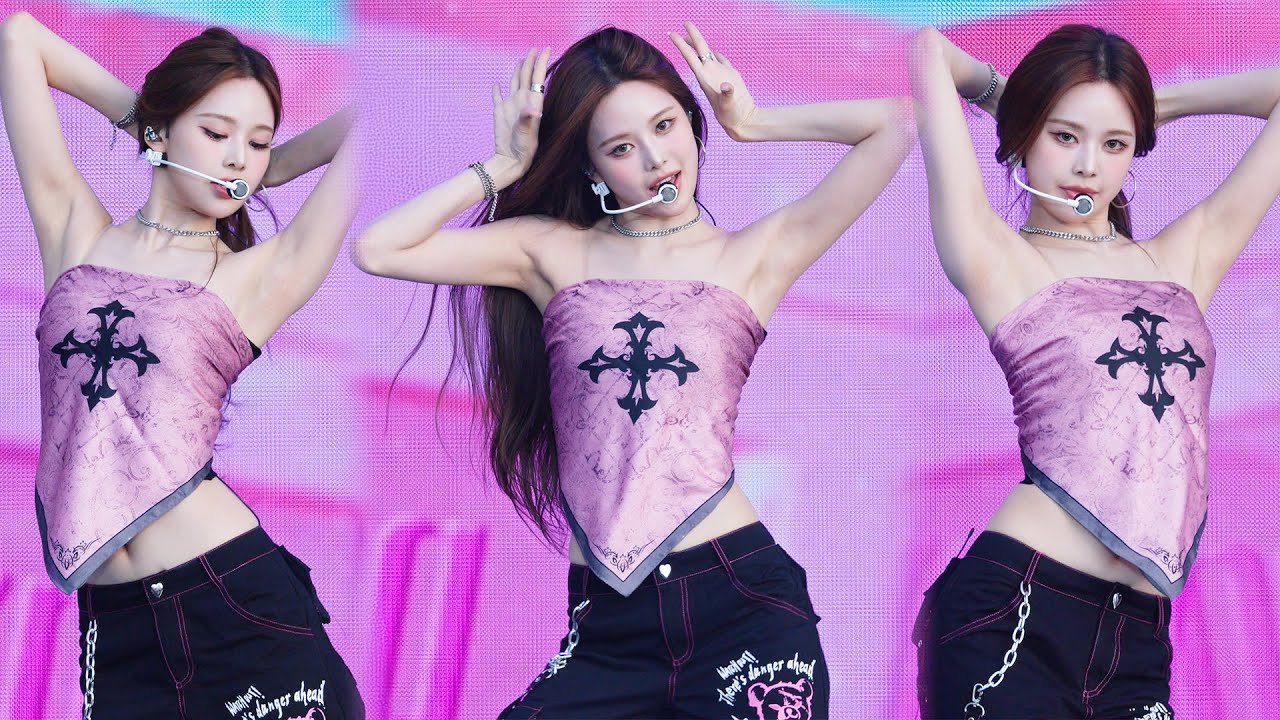 250807 방지민 BANGJEEMIN 이즈나 izna 'BEEP + SIGN' 4K 60P 직캠 @보령 엠카운트다운 by DaftTaengk