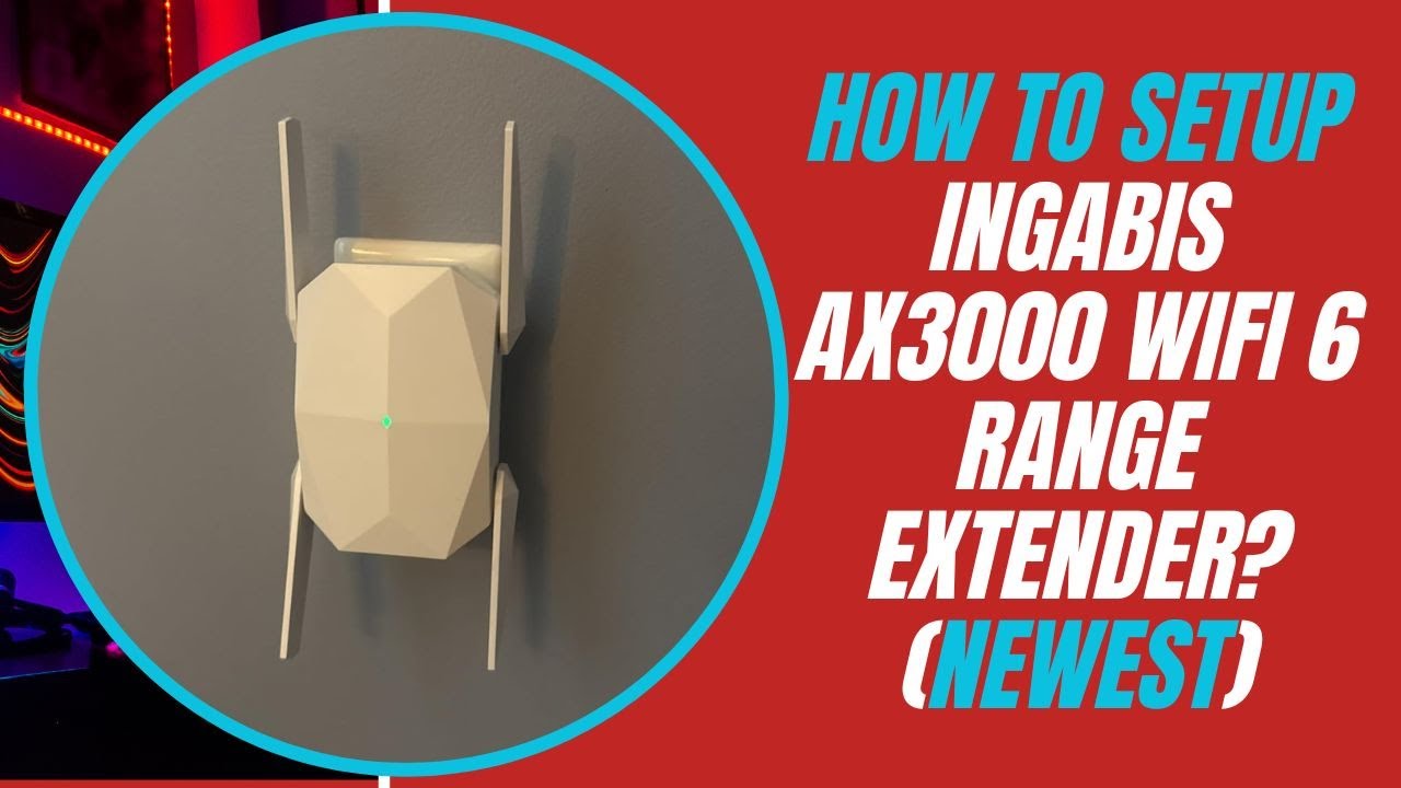 How to Setup Ingabis AX3000 WiFi 6 Range Extender (Newest 2025)