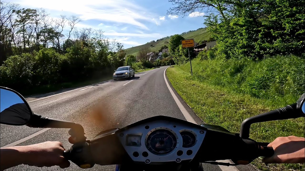 Peugeot Jetforce 50ccm Sportroller Captain America  unterwegs im Landkreis Würzburg