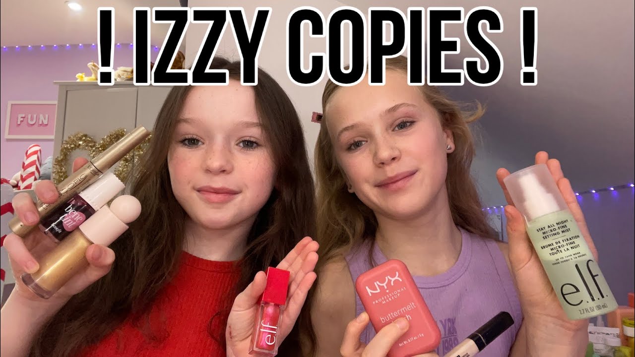 Izzy Copies My Makeup Routine!!! 💄💜
