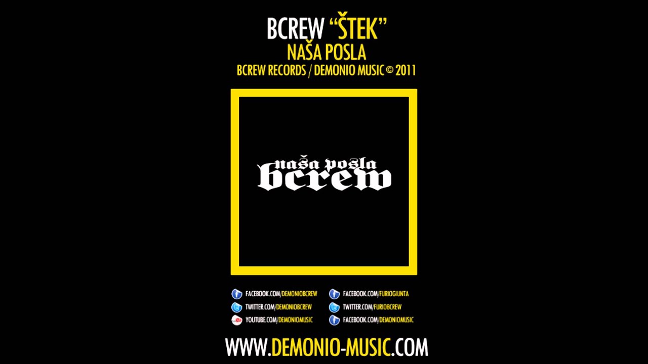 BCREW (Demonio & Furio Đunta) - &Scaron;tek (2011 | Produced by: LikBeatz)