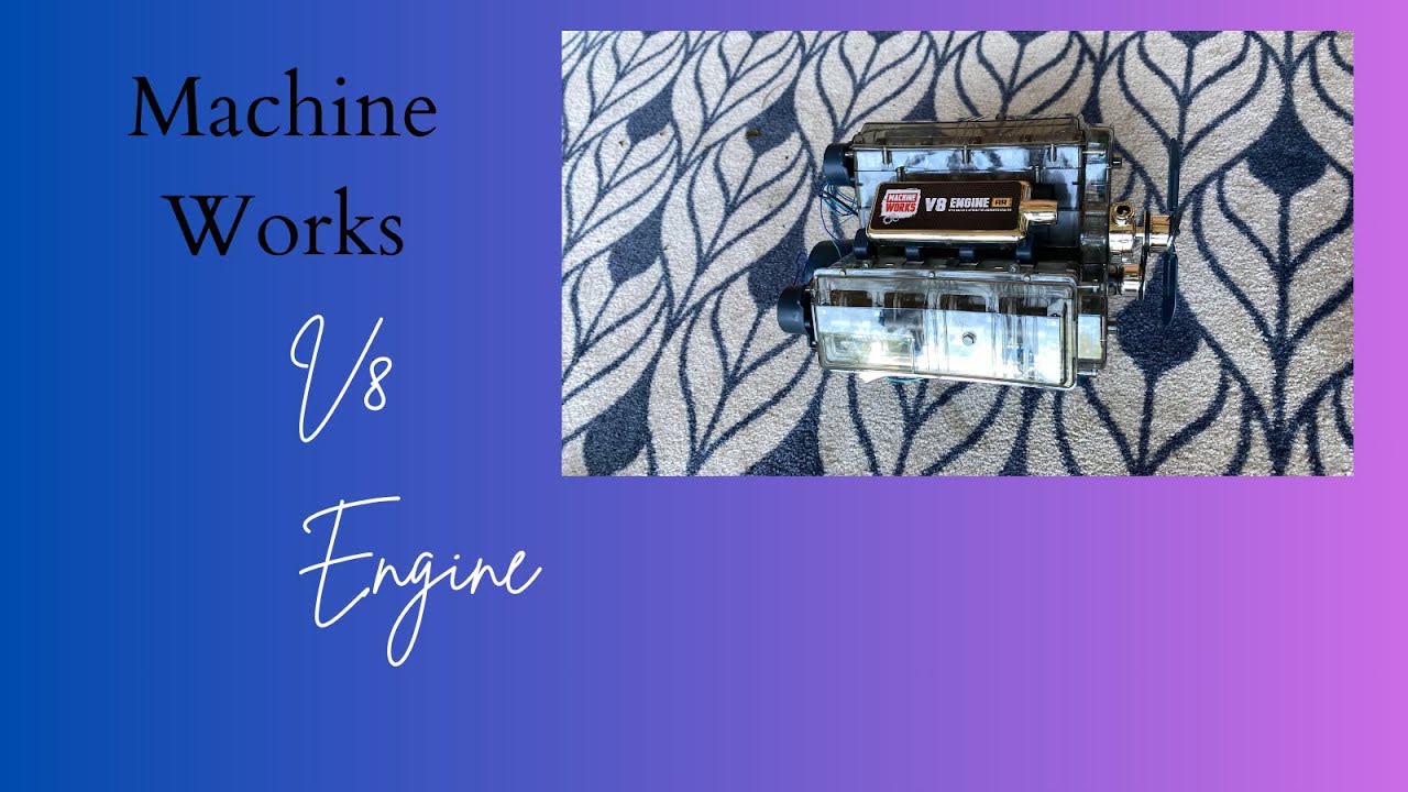 Build Your Own V8 Engine Toy | Interactive Replica Model Building Kit with Augmented Reality