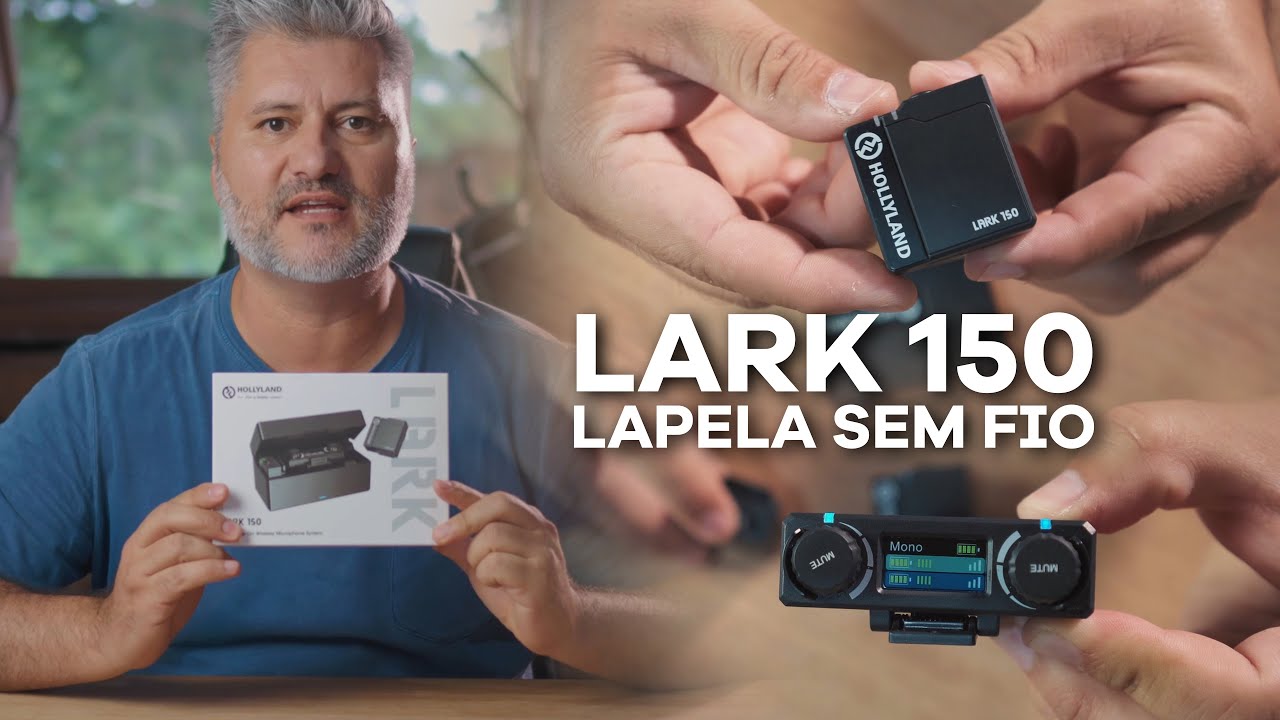 REVIEW DO LARK 150 O LAPELA DUPLO SEM FIO DA HOLLYLAND