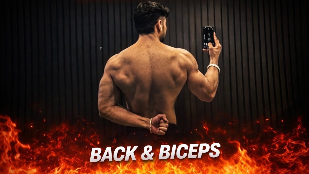 Day 2 | Back & Biceps Workout | 4 Day Split | Part - 1