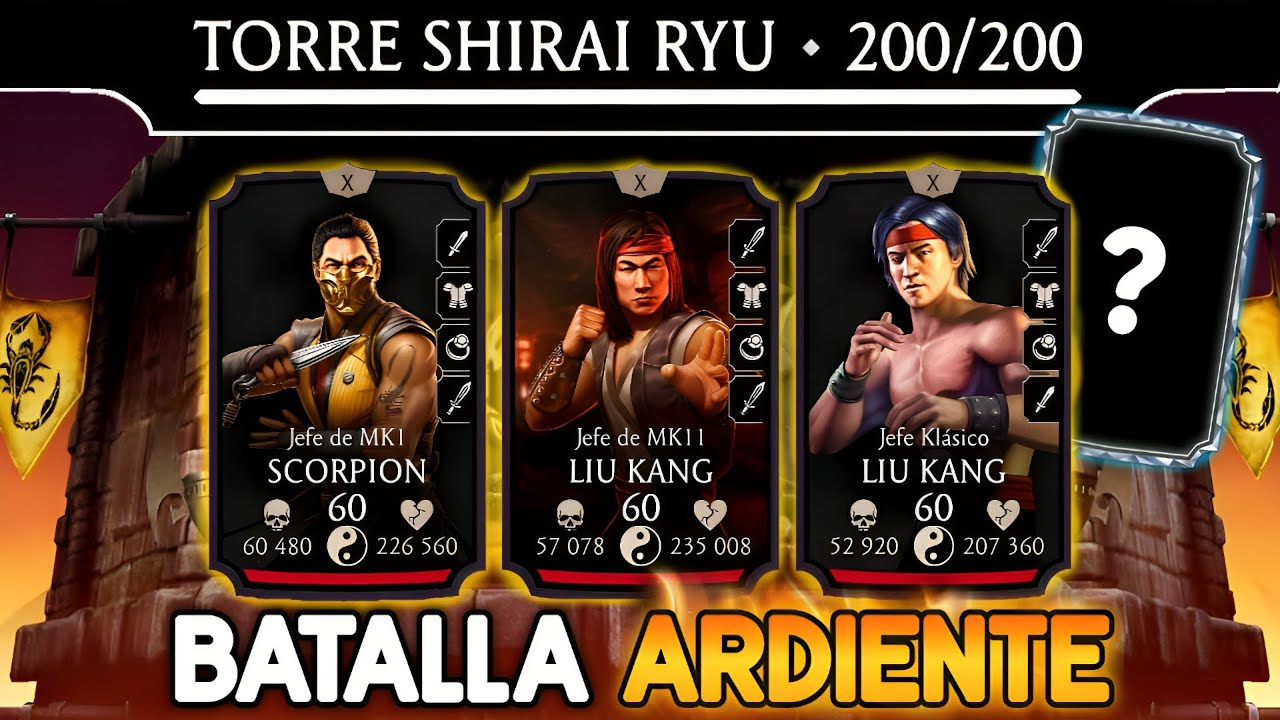 БИТВА 200 БАШНЯ ШИРАЙ РЮ! ТЕПЕРЬ БОССЫ СТРАШНЫ | Мortal Kombat Mobile