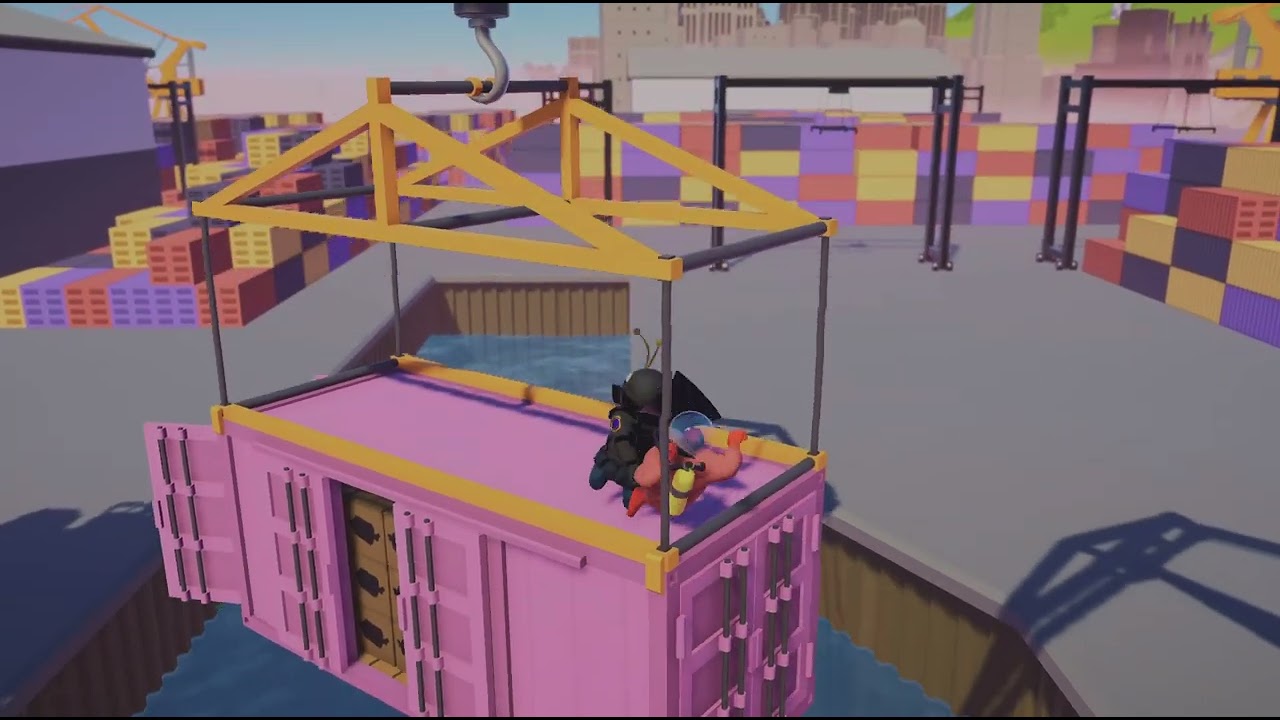 Getting COOKED In Gang Beasts