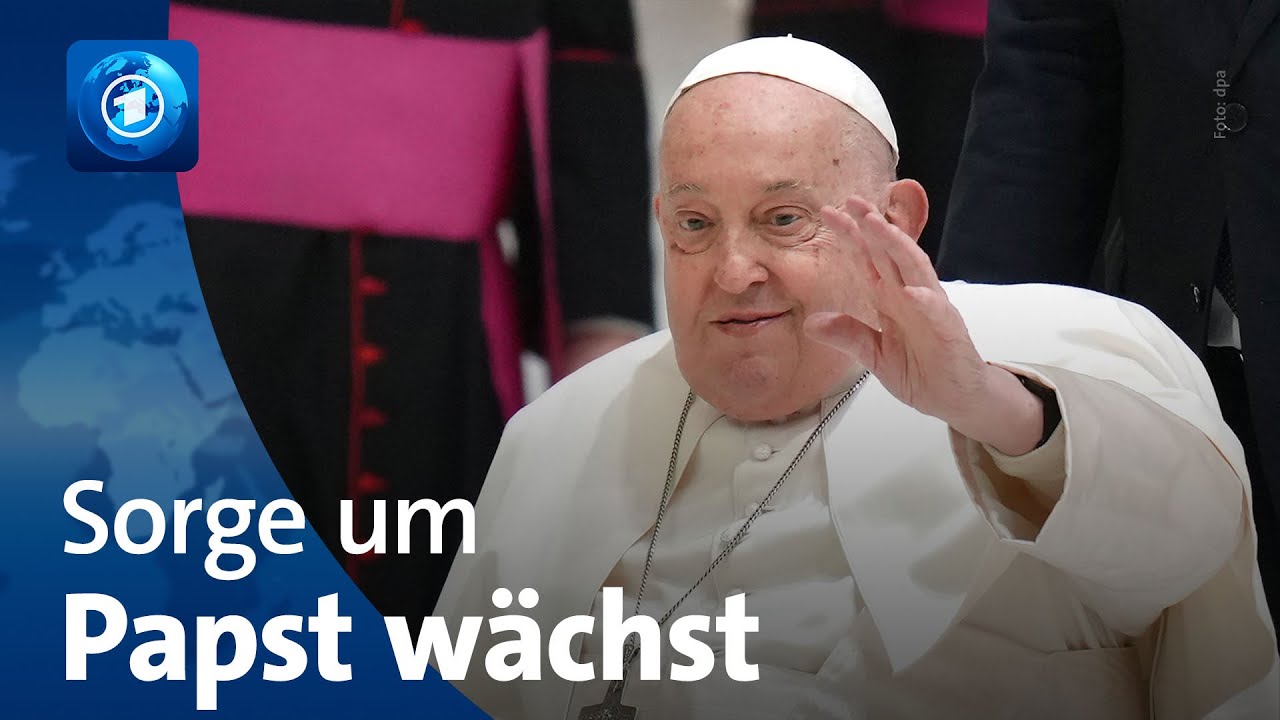 Sorge um Gesundheitszustand des Papstes