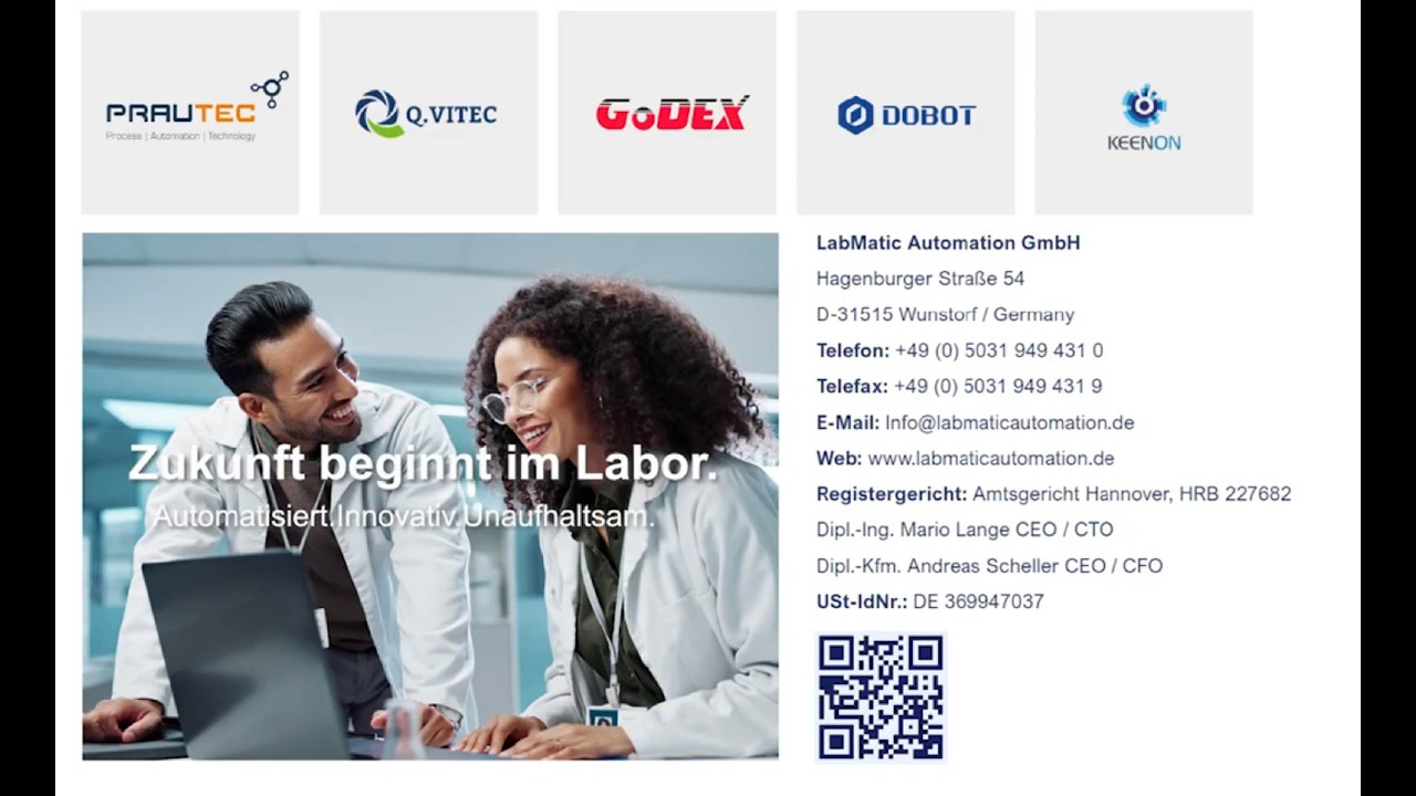 LabMatic Automation – Mobile Robot for Laboratory Automation