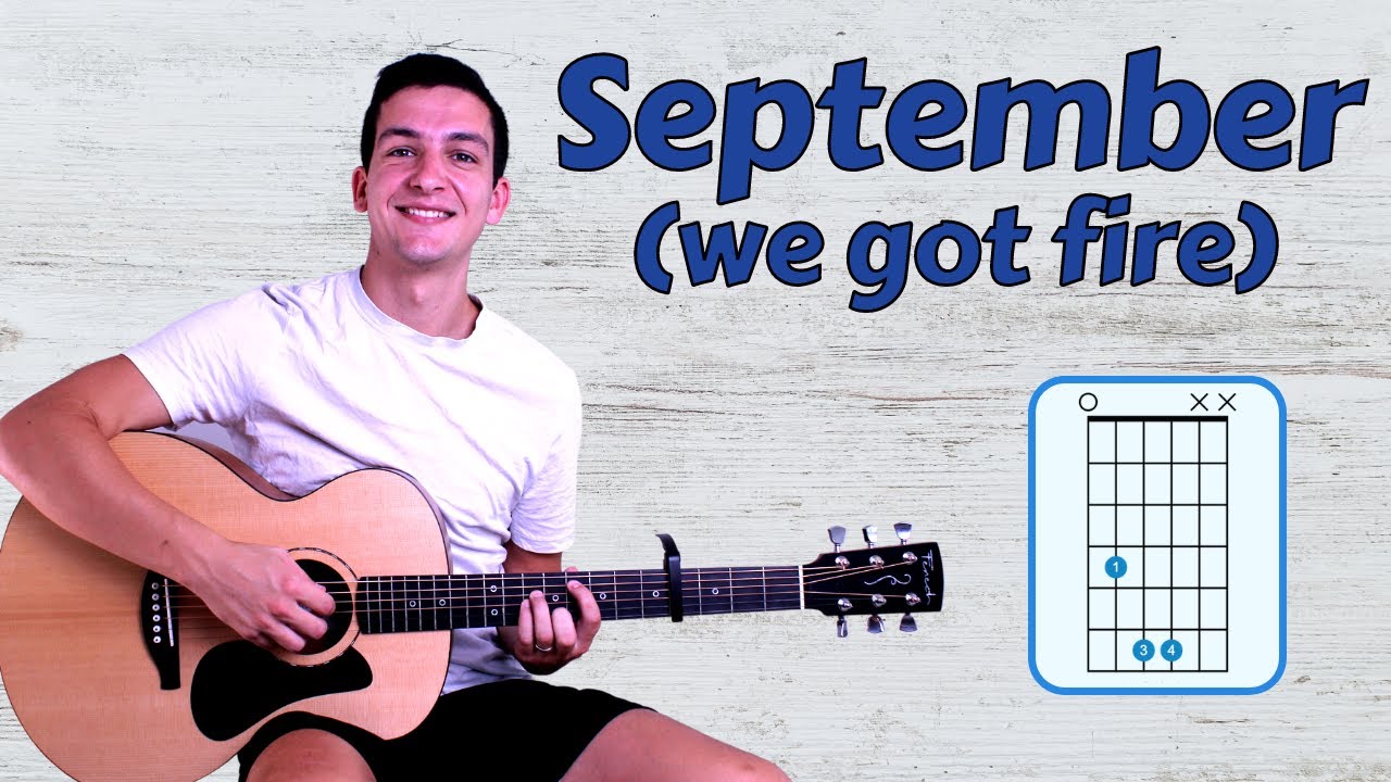 How to Play September (We Got Fire) by Sparky Deathcap l Guitar Lesson