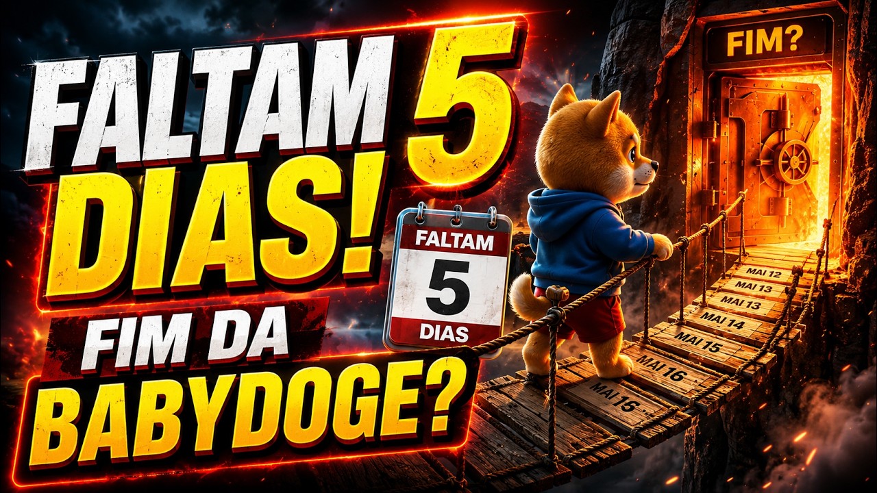 🚨BABY DOGE COIN 🚨URGENTE 🚨5 DIAS! ESSE PODE SER O FIM DA BABYDOGE?