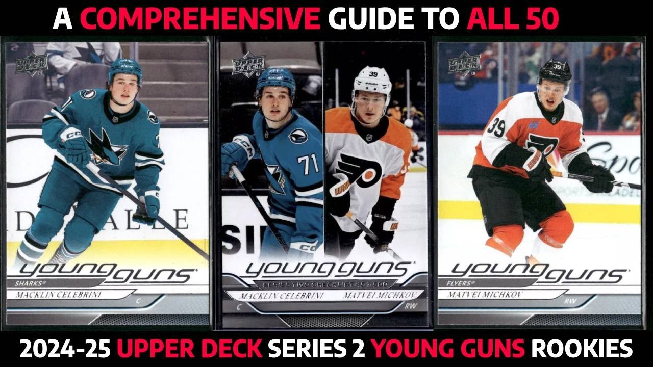 Полное руководство для *ВСЕХ 50* новичков хоккейной команды Upper Deck Series 2 Young Guns сезона...