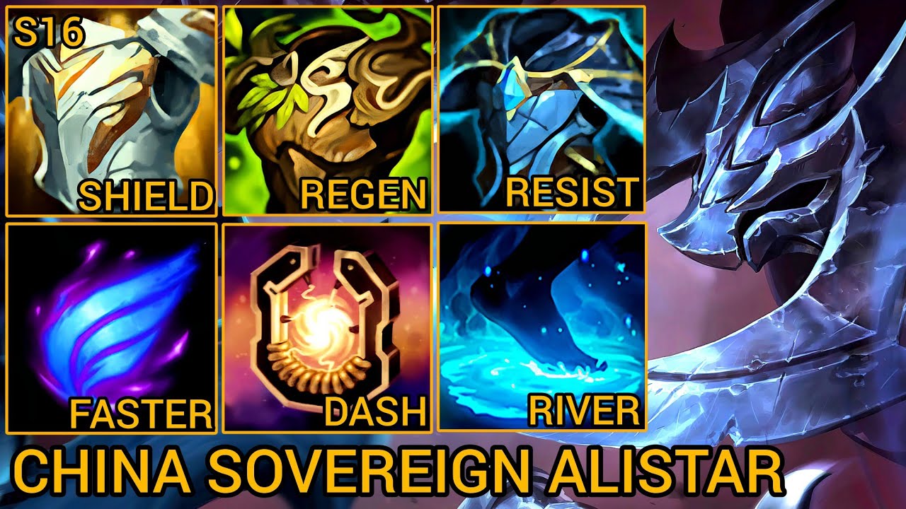 Sovereign Alistar S Rating 4/0/10 - China Server Wild Rift High Elo Tier Builds & Runes