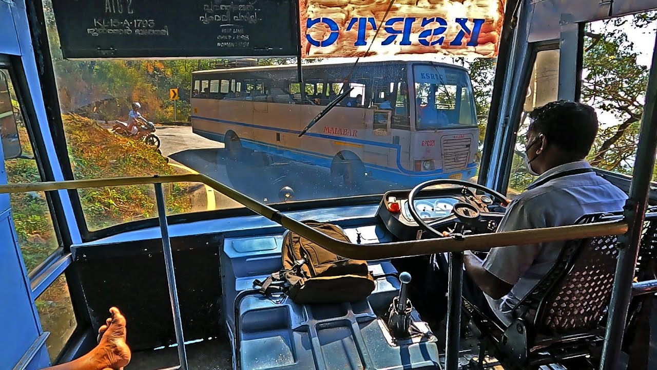 Ksrtc at wayanad churam |Heavy Hairpin bend
