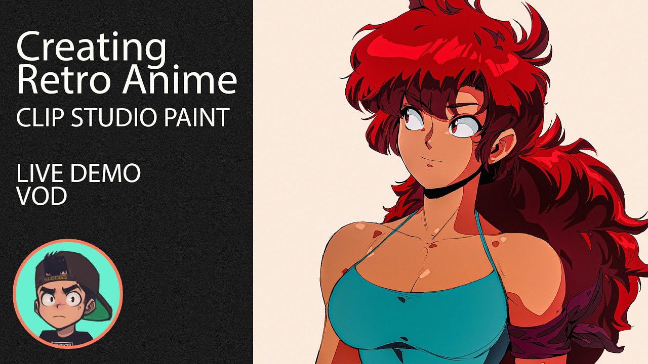 Creating Retro Anime - Clip Studio Paint Webinar - David Liu - JAN2021