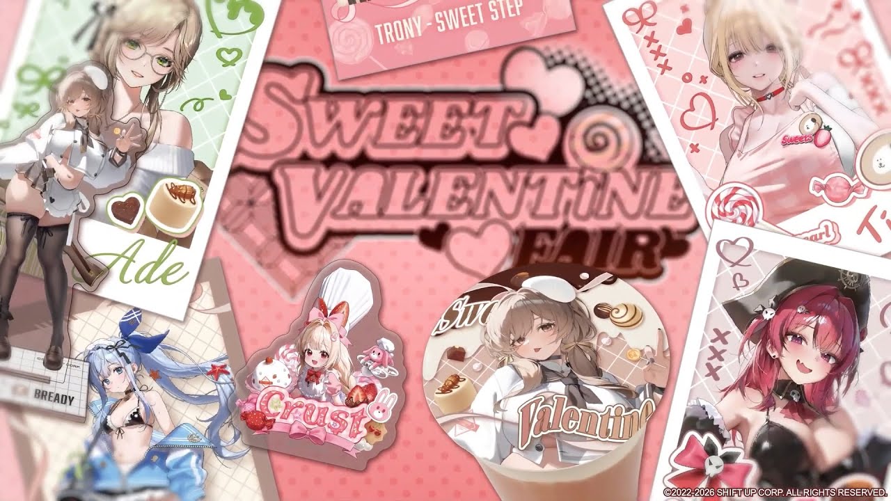 【フェア開催】「勝利の女神：NIKKE」MEGA NIKKE STORE イベント『SWEET VALENTINE FAIR』が 開催！