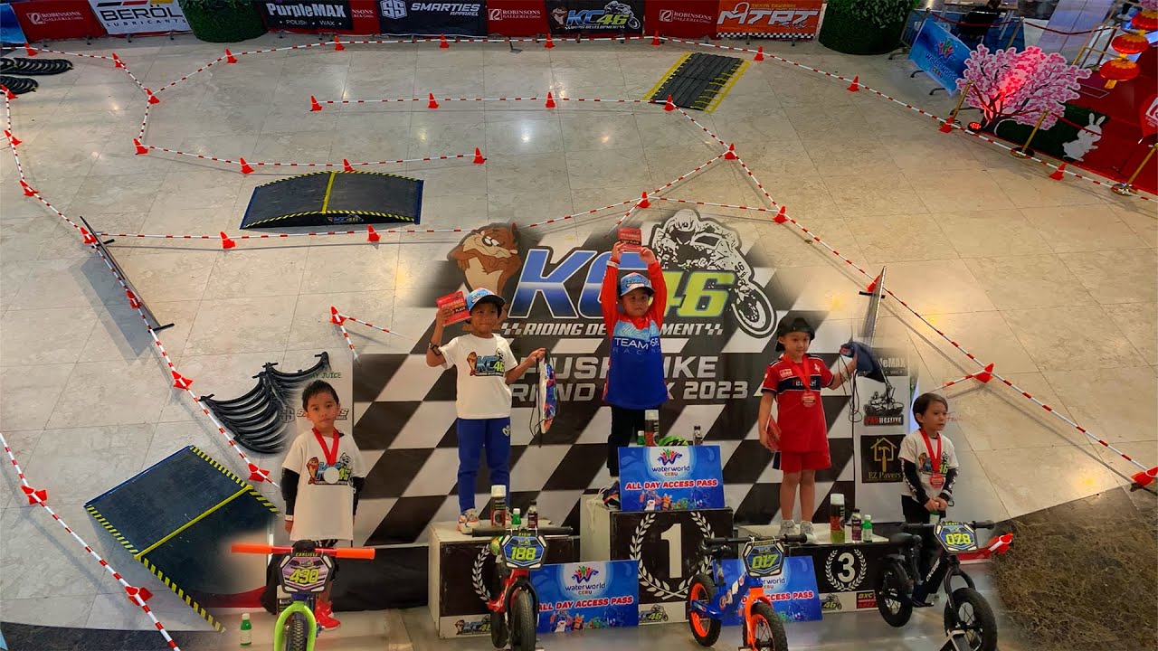 Push Bike Grand Prix 2023 | Robinsons Galleria | Balance Bike Strider | KC46