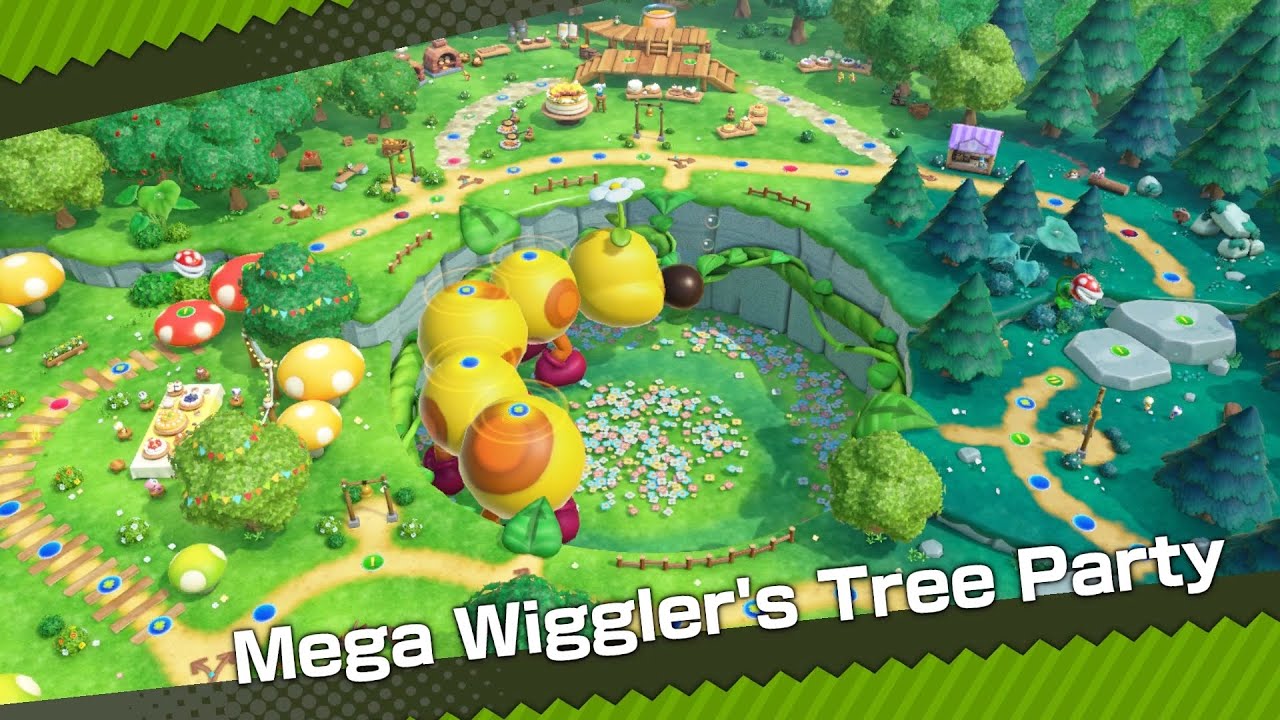 Super Mario Party Jamboree #29 Mega Wiggler's Tree Party Monty Mole vs Spike vs Boo vs Goomba