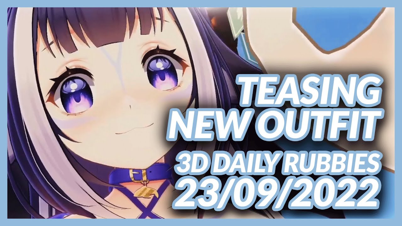 ShyLily tease her new outfit while giving the daily rubbies