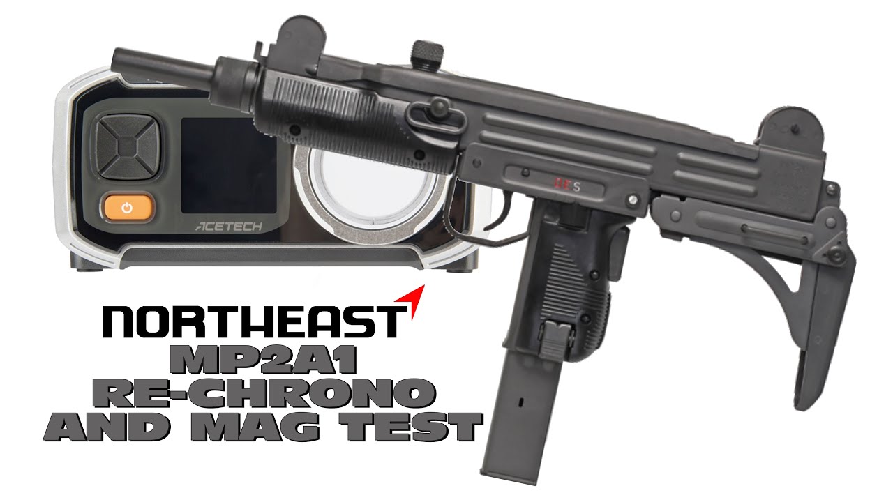 Northeast Airsoft MP2A1 UZI Chrono Test / Mag Test