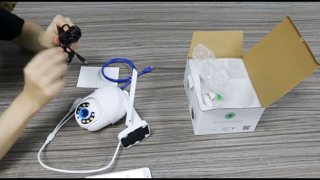 C&acirc;mera WiFi Externa de Seguran&ccedil;a Sem Fio IP 3MP