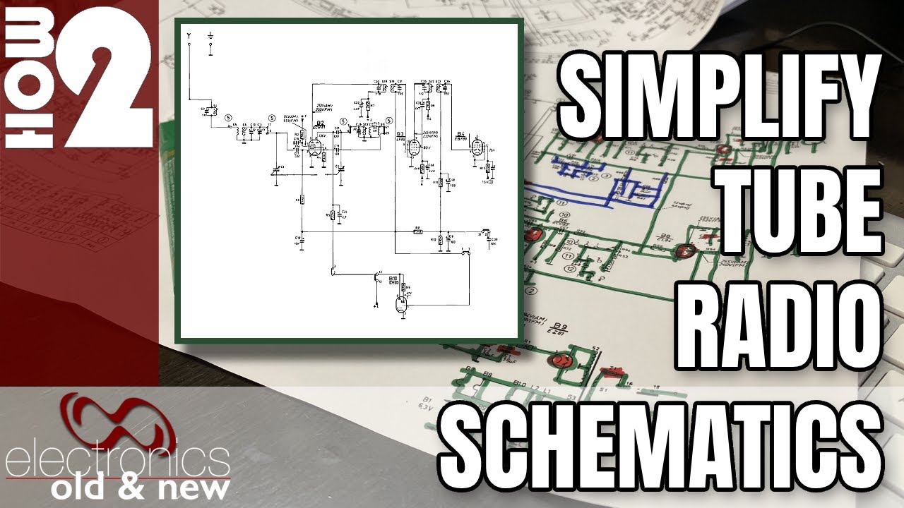 How to simplify tube radio schematics.