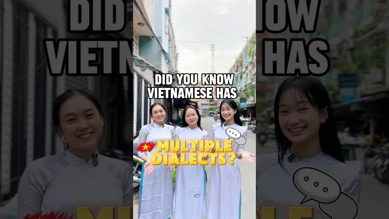 Did you know Vietnamese has multiple dialects❓🇻🇳